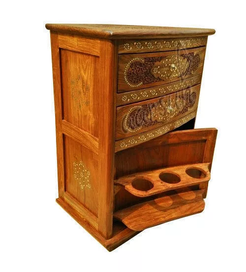 Sheesham Wood Wine Cabinet