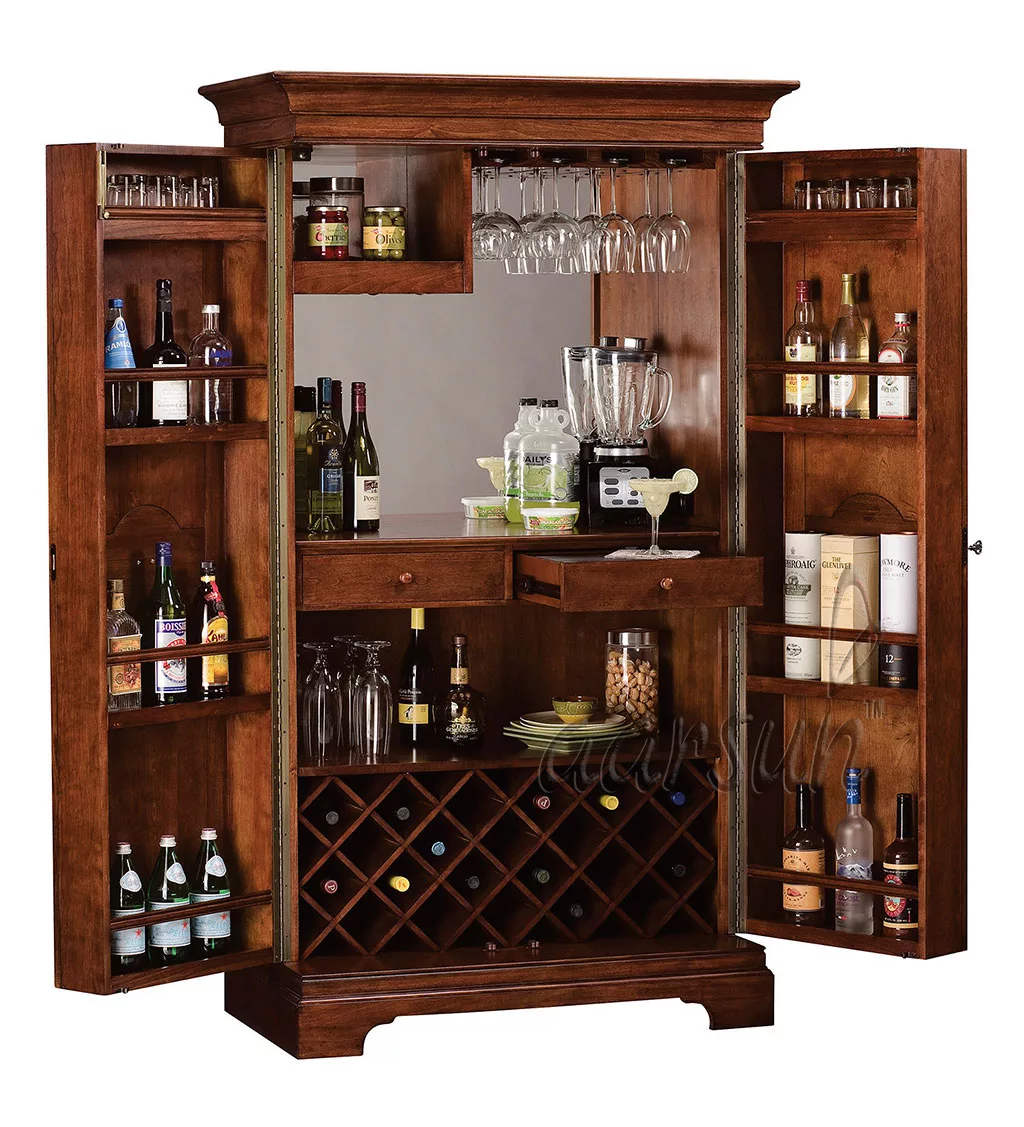 Wooden Handmade Bar Cabinet